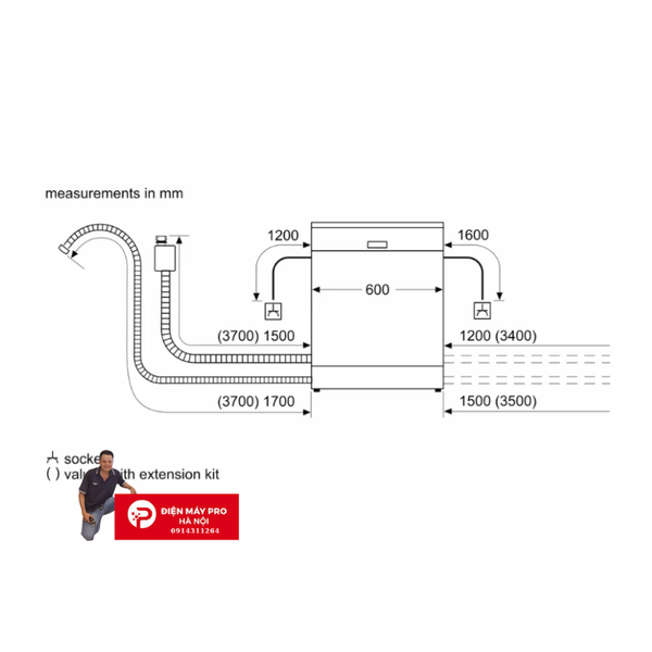 Máy rửa chén độc lập Bosch SMS6ZCI37Q  Kho Điện Máy Pro Giá Rẻ Nhất