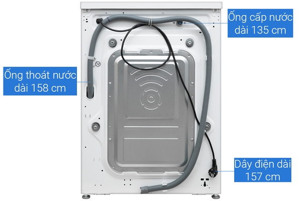 Máy giặt LG Inverter 9 kg FM1209N6W Chính hãng