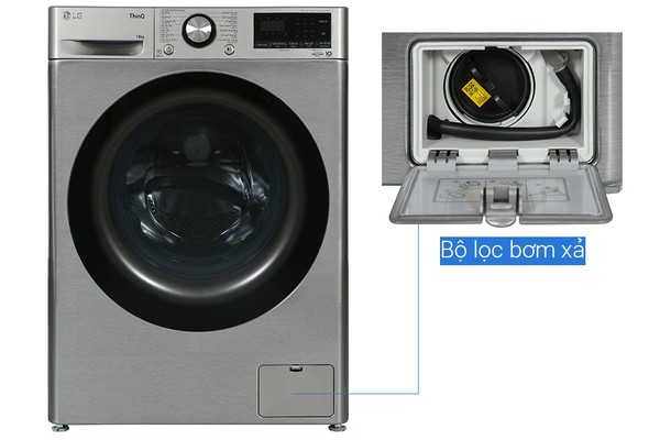 Máy giặt LG AI DD Inverter 14 kg FV1414S3P Rẻ Nhất Miền Bắc