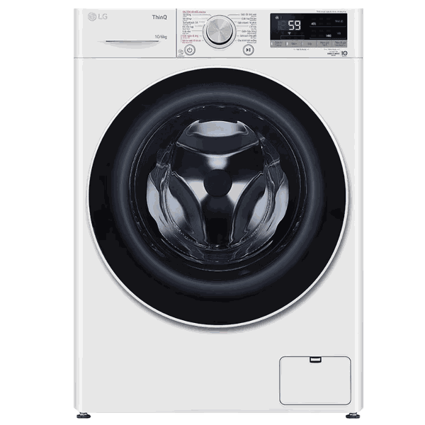 Máy giặt lồng ngang LG FV1410D4W1 Inverter 10Kg + sấy 6Kg