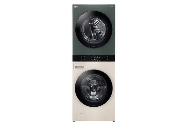 Tháp giặt sấy LG WashTower Inverter giặt 21 kg - sấy 16 kg WT2116SHEG Mới 100%