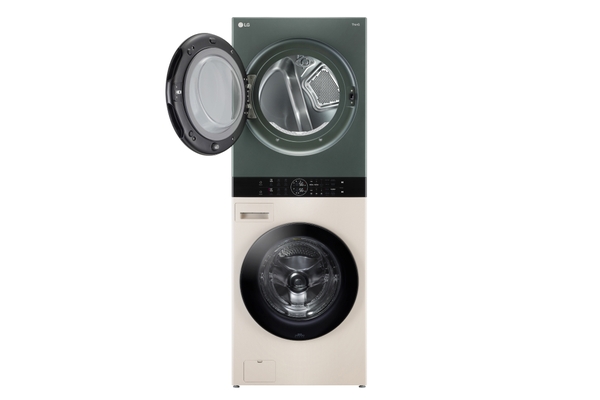 Tháp giặt sấy LG WashTower Inverter giặt 21 kg - sấy 16 kg WT2116SHEG Mới 100%