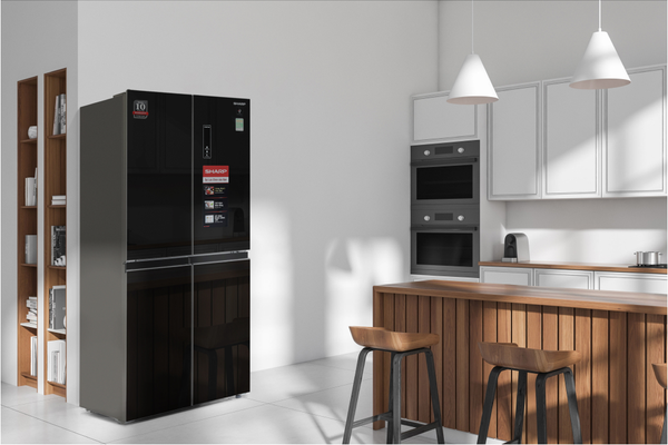 Tủ lạnh Sharp Inverter 401 lít Multi Door SJ-FXP480VG-BK Chính hãng