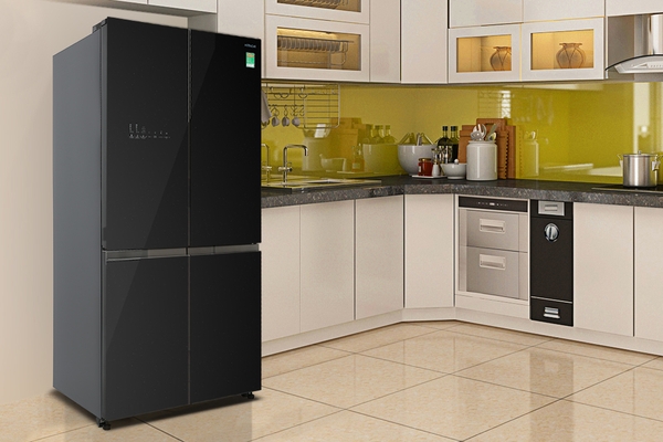 Tủ lạnh Hitachi Inverter 569 lít R-WB640VGV0 GBK Mới 100%