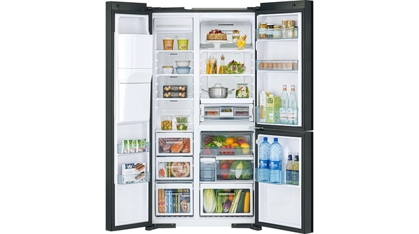 Tủ lạnh SBS Hitachi Inverter 569L R-MX800GVGV0 (GBK) Mới 100%