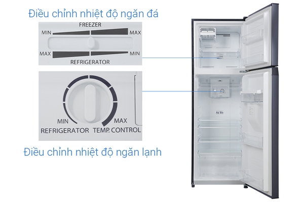 Tủ lạnh Toshiba Inverter 249 lít GR-RT325WE-PMV(06)-MG  Chính hãng