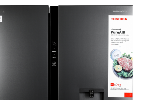 Tủ lạnh Toshiba Inverter 596 lít Side By Side GR-RS775WI-PMV(06)-MG mới 100%