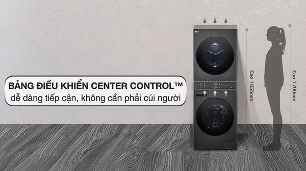 Máy giặt sấy LG Inverter 14 kg WT1410NHB Mới 100% Rẻ nhất