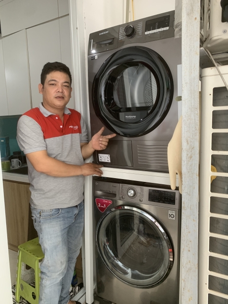 KỆ MÁY GIẶT MÁY SẤY 2 TẦNG RẺ NHẤT VN