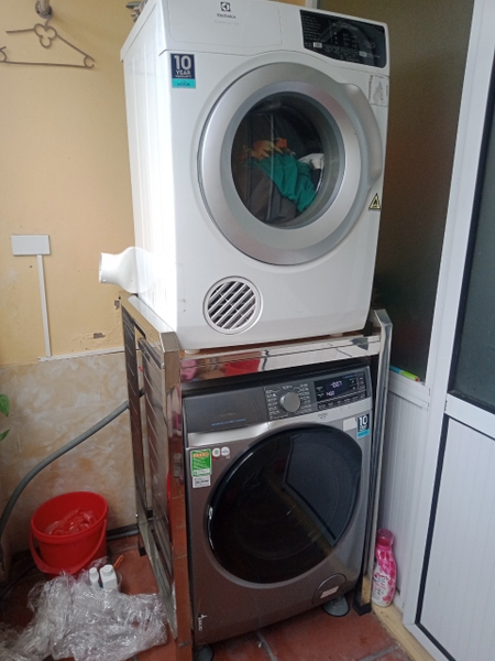 KỆ 2 TẦNG MÁY GIẶT MÁY SẤY INOX  ĐIỆN MÁY PRO KHO HÀNG RẺ NHẤT