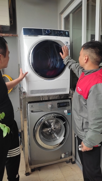 KỆ 2 TẦNG MÁY GIẶT MÁY SẤY INOX  ĐIỆN MÁY PRO KHO HÀNG RẺ NHẤT