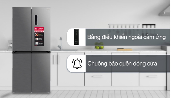 Tủ lạnh Sharp Inverter 362 lít Multi Door SJ-FX420V-SL  Mới 100% ĐIỆN MÁY PRO HN Giá rẻ nhất