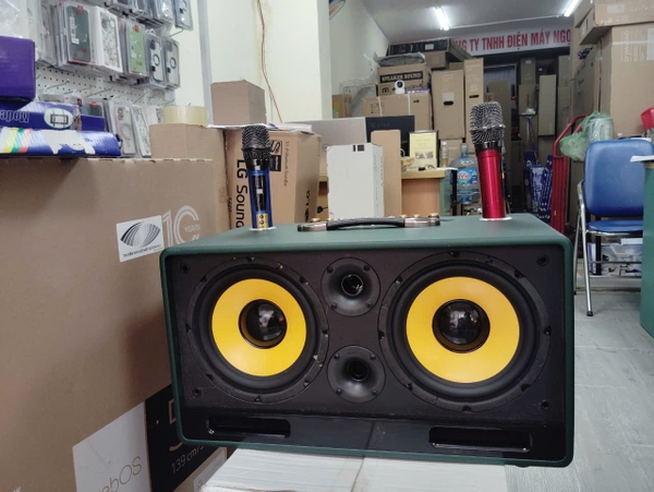 Loa xách tay MT 39 Karaoke tặng 2 Mic