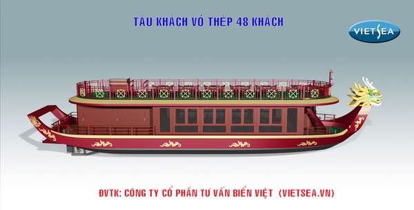 TÀU KHÁCH VỎ THÉP 25.3m (48 pax)