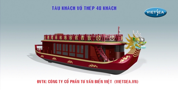 TÀU KHÁCH VỎ THÉP 25.3m (48 pax)