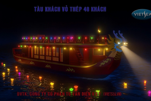 TÀU KHÁCH VỎ THÉP 25.3m (48 pax)