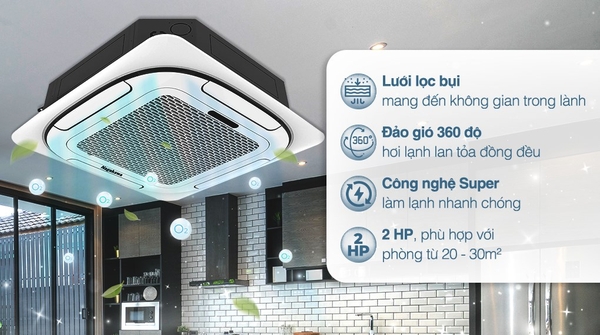 Máy lạnh âm trần Nagakawa 2.0 HP NT-C18R1T20
