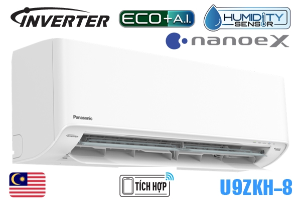 Máy lạnh Panasonic Inverter 1.0 HP CU/CS-U9ZKH-8