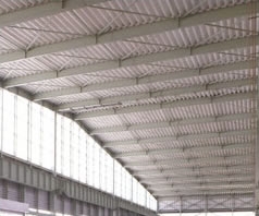 Refractory Material for Folded - Plate Roofs