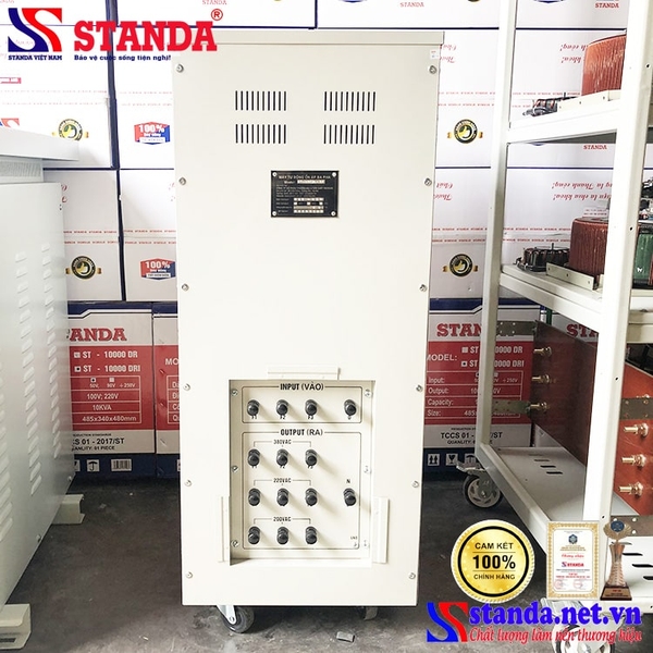 ỔN ÁP STANDA 30KVA 3 PHA THẾ HỆ MỚI 2022 DÂY ĐỒNG 100%