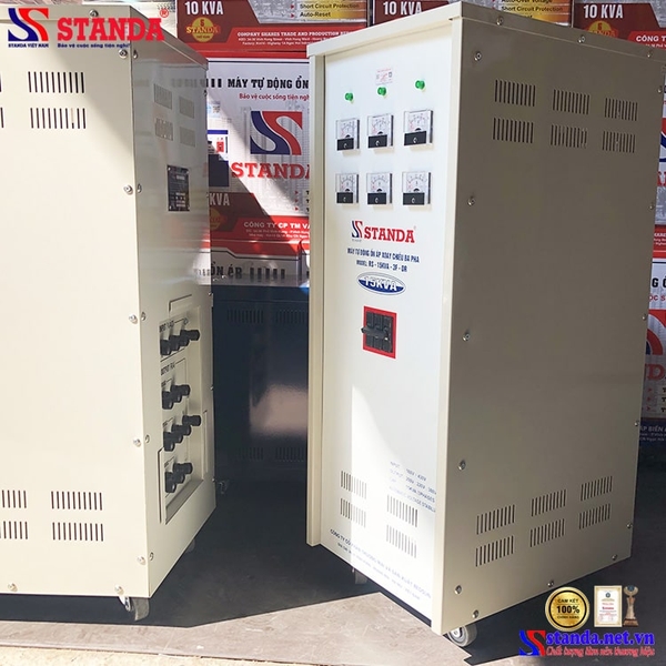 ỔN ÁP STANDA 15KVA DR 3 PHA DẢI 160V-430V THẾ HỆ MỚI 2022