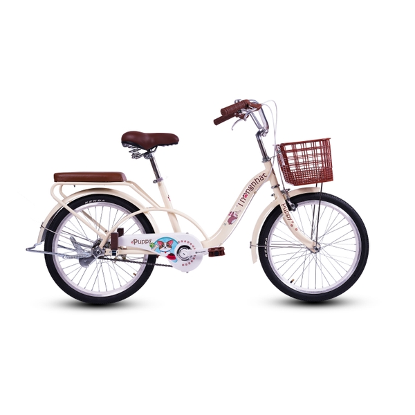 Xe đạp trẻ em Thống Nhất Puppy 20inch Phù hợp với trẻ cao từ 1m20 đến 1m40