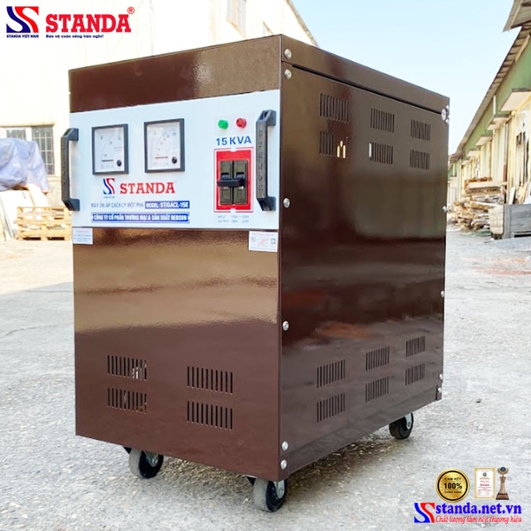 ỔN ÁP CÁCH LY STANDA 15KVA DẢI ĐIỆN ÁP VÀO 150V – 250V ĐIỆN ÁP RA 220V – 100V