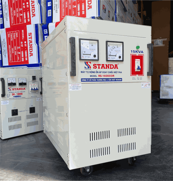 ỔN ÁP STANDA 15KVA 1 PHA DÂY ĐỒNG