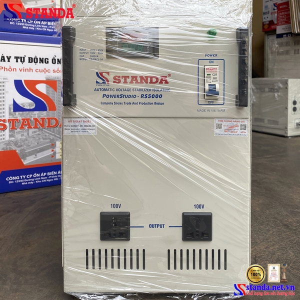 ỔN ÁP CÁCH LY 5KVA STANDA ĐIỆN ÁP VÀO 150V -250V RA 100V – 220V