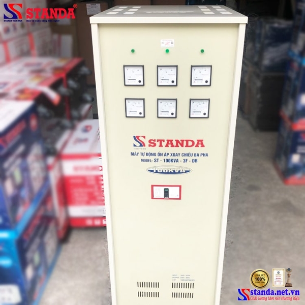 ỔN ÁP STANDA 100KVA 3 PHA DẢI 160V – 430V THẾ HỆ MỚI