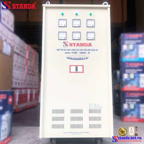 ỔN ÁP STANDA 100KVA TÍCH HỢP BIẾN ÁP 260V/430V/220V/200V