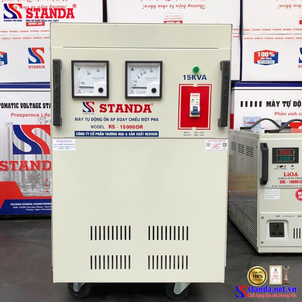 ỔN ÁP STANDA 15KVA DẢI 90V ĐA CHỨC NĂNG NEW 2022