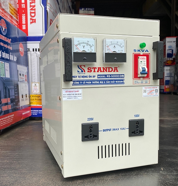 ỔN ÁP STANDA 5KVA DRI (50V-250V)