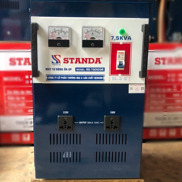 ỔN ÁP STANDA 7,5KVA CHÍNH HÃNG