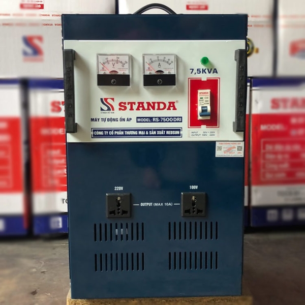 ỔN ÁP STANDA 7,5KVA DẢI 50V