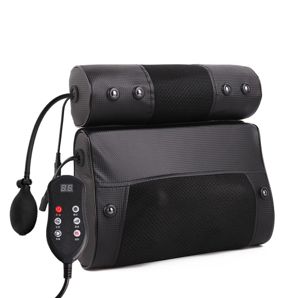 Gối Massage Hồng Ngoại RULAX 20 Bi Cao Cấp RL04 Kết Hợp Thảo Dược, Có Túi Khí Co Bóp, Điều Khiển Tay Độc Lập