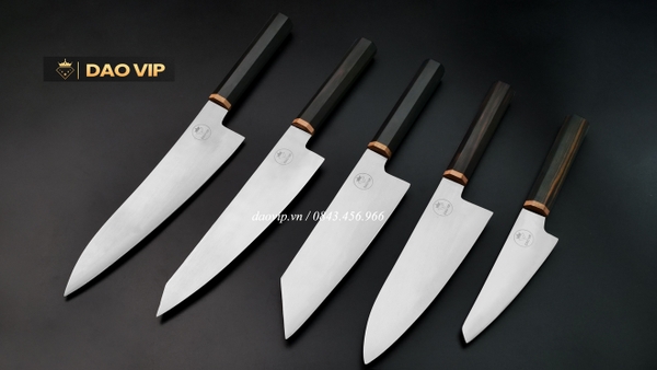 Bộ dao 5 món thép không rỉ DAO VIP DV06