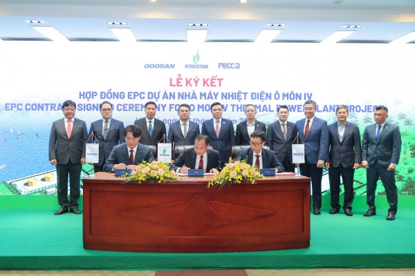 Ký hợp đồng EPC dự án Nhà máy Nhiệt điện Ô Môn 4
