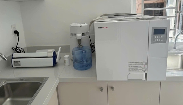 Combo nồi hấp sấy +máy chứng cất nước+máy đóng túi dụng cụ ( có hóa đơn VAT)