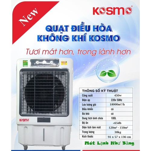 Quạt điều hòa Kosmo AK 13000 100 lit