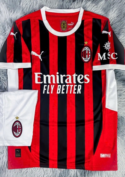 AC Milan 24/25 Sọc Đỏ/Đen