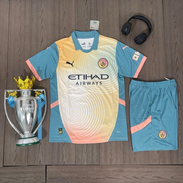 Man Chester City 24/25 - Cam/Xanh