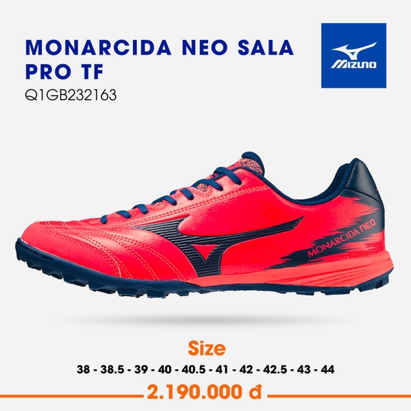 Mizuno Monarcida Neo Sala Pro - Đỏ/Đen