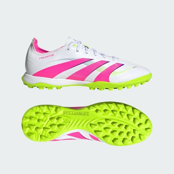 Giày Bóng Đá Adidas Predator 25 League TF  ID3767 - Trắng/Hồng