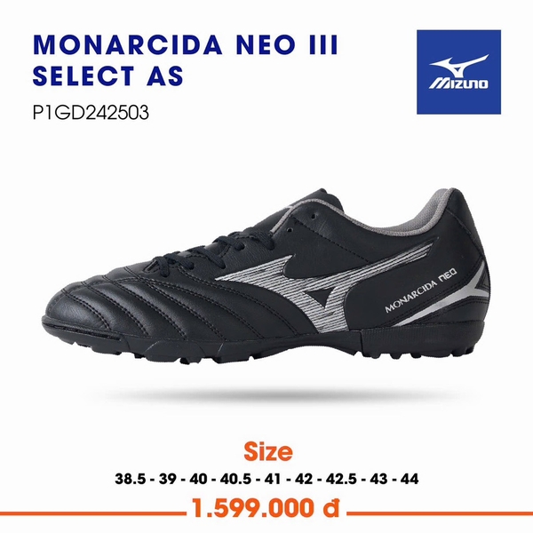 Mizuno Monarcida Neo III Select AS - Đen