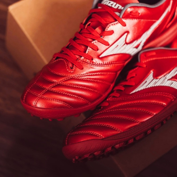 Giày Bóng Đá Mizuno Morelia Neo IV Pro TF Ruby Red Pack