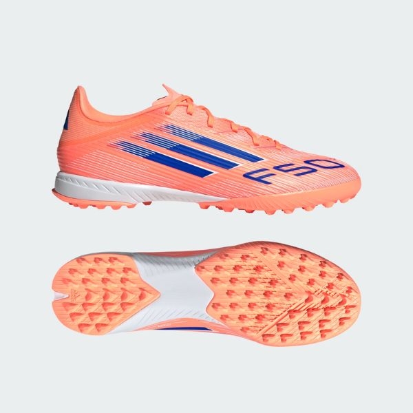Giày bóng đá Adidas F50 League TF Coral Blaze JH7723 - Cam