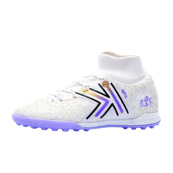 Giày Bóng Đá Kelme 5.0 Cổ cao TF  9611ZX1802 White/Purple