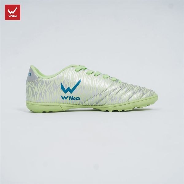 Giày đá bóng Wika Tiger X xanh bạc