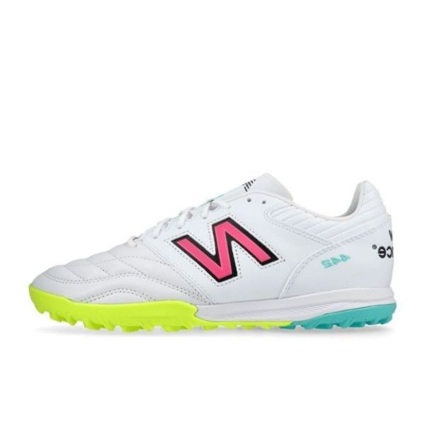 Giày Bóng Đá New Balance 442 2.0 Pro TF - White/Purple/Volt